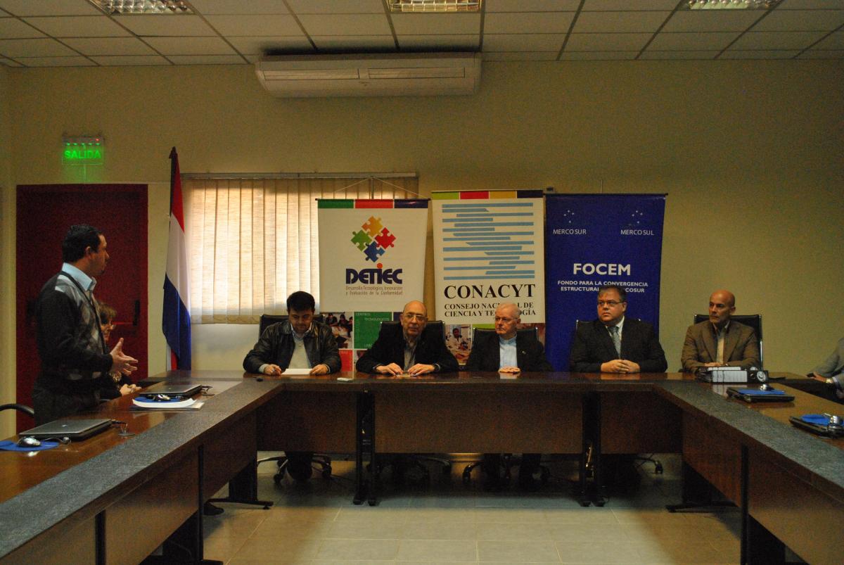 Foto de Archivo: Firma de Contrato CONACYT - DeTIEC y CIDIT - UCA.